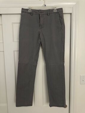 Old Navy Gray Straight Chino Pants